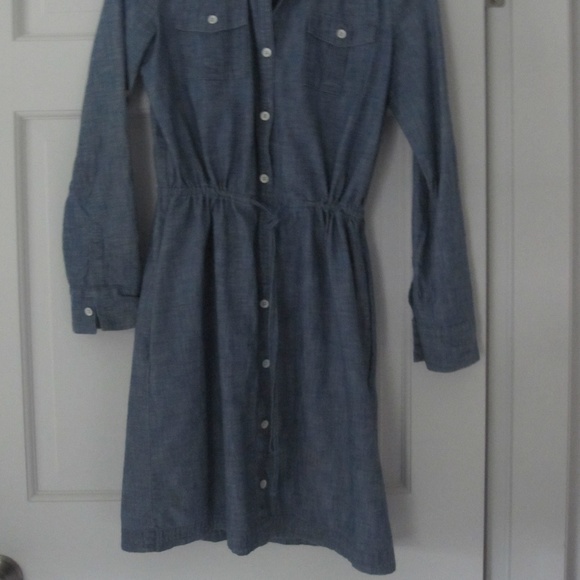 Like new Lands End Canvas Chambray Dress XS/0 - Picture 6 of 8